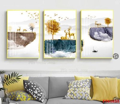 File in ấn Tranh treo pha lê gương FT 61033 (bản gốc) chất lượng cao