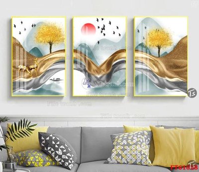 Tải về file gốc Tranh treo pha lê gương FT 61058 (chuẩn in ấn)