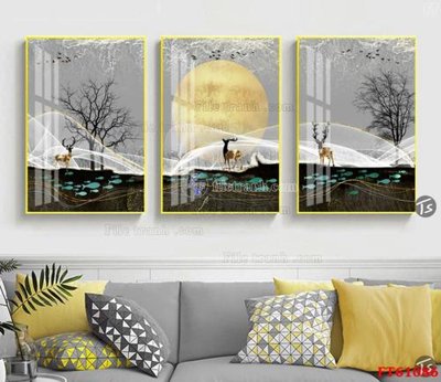 File gốc Tranh treo pha lê gương FT 61086 (in ấn) màu sắc trung thực