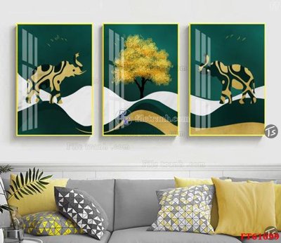 File tranh gốc Tranh treo pha lê gương FT 61099 (bản quyền) file PSD