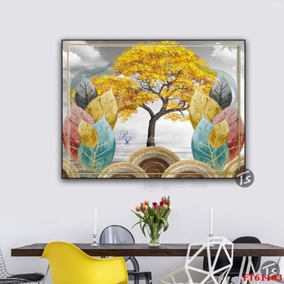 File gốc Tranh treo pha lê gương FT 61163 (in 3D) nghệ thuật