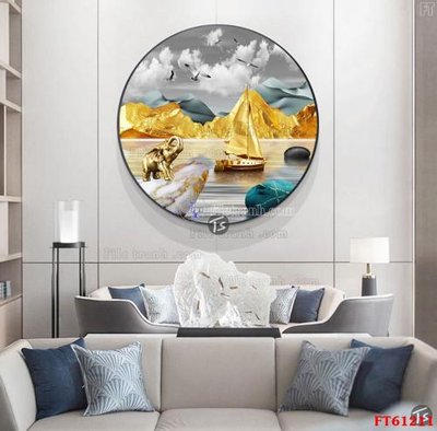 Tệp tin gốc Tranh treo pha lê gương FT 61211 (dùng cho in ấn) chuyên nghiệp