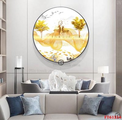 Tải về hình ảnh gốc Tranh treo pha lê gương FT 61214 sắc nét