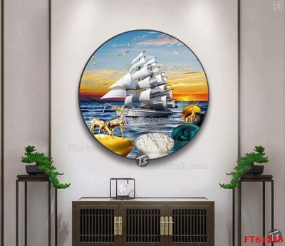 File gốc Tranh treo pha lê gương FT 61228 (cho in ấn) từ Filetranh.com