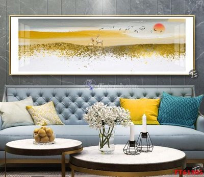 File tranh Tranh treo pha lê gương FT 61305 (ảnh gốc) in trần nhà