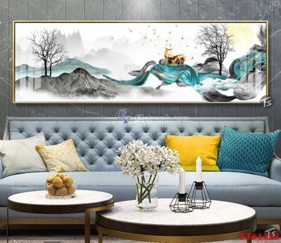 Tải file Tranh treo pha lê gương FT 61322 (PSD) cho in ấn quảng cáo