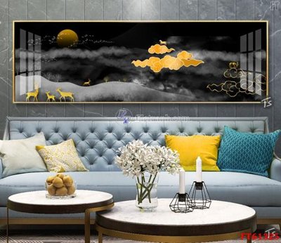 File gốc Tranh treo pha lê gương FT 61325 (vector) cho in ấn