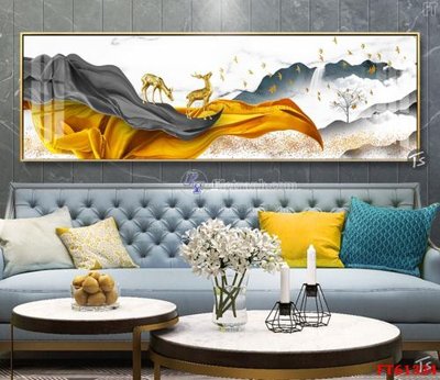 Download file Tranh treo pha lê gương FT 61334 (gốc) in mica đèn LED