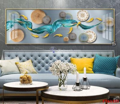 File gốc Tranh treo pha lê gương FT 61337 (in lụa) chi tiết cao