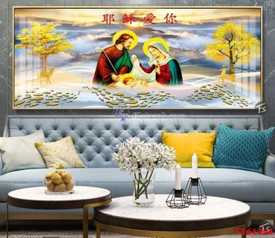 File gốc Tranh treo pha lê gương FT 61364 (trang trí) cho phòng khách