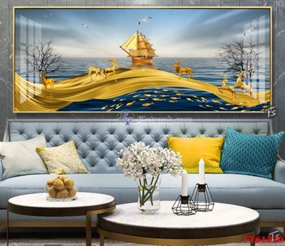 File tranh gốc Tranh treo pha lê gương FT 61370 (sắc nét từng chi tiết)