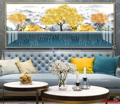 File in mica Tranh treo pha lê gương FT 61405 (bản gốc) siêu trong