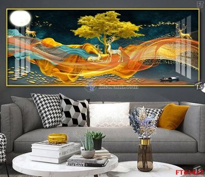 Tải file gốc Tranh treo pha lê gương FT 61417 (bản PSD) chỉnh sửa được