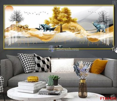 File gốc Tranh treo pha lê gương FT 61435 (PNG) nền trong suốt