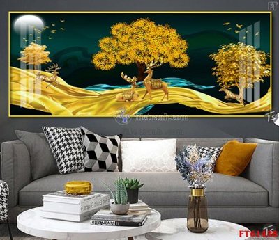 File tranh gốc Tranh treo pha lê gương FT 61438 (sắc nét từng chi tiết)