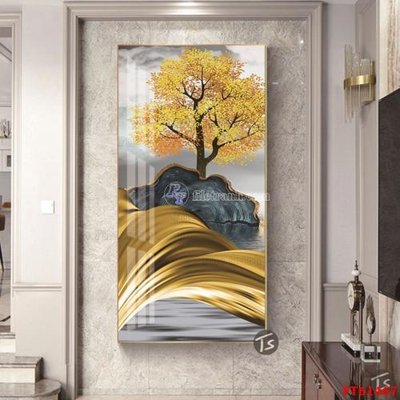 Download file gốc Tranh treo pha lê gương FT 61467 (in lụa) nghệ thuật