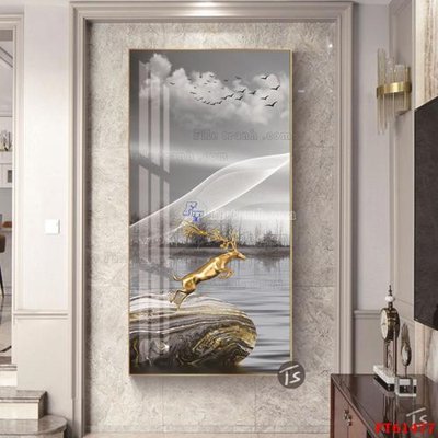 File in trần Tranh treo pha lê gương FT 61477 (bản gốc) 5D