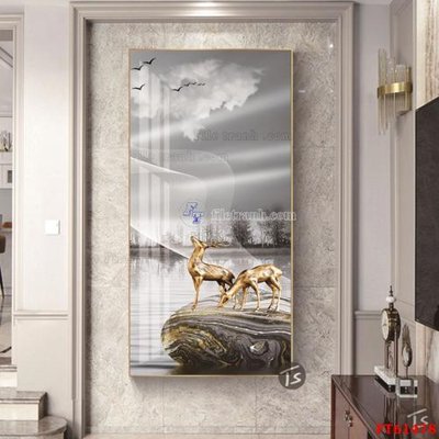 Download file gốc Tranh treo pha lê gương FT 61478 (in mica) trang trí