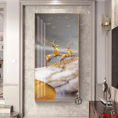 Download file Tranh treo pha lê gương FT 61551 (gốc) in mica bàn thờ