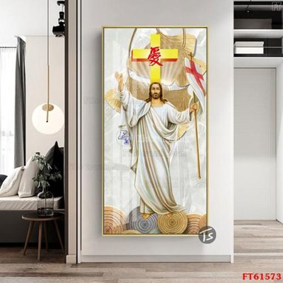 Tải file Tranh treo pha lê gương FT 61573 (gốc) chủ đề phong thủy