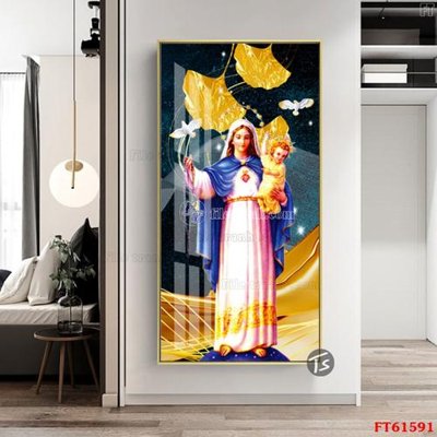 Tải file gốc Tranh treo pha lê gương FT 61591 (in khổ lớn) không vỡ