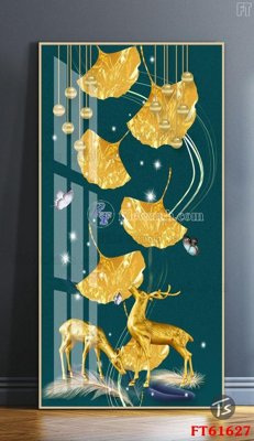 Ảnh gốc file in lụa Tranh treo pha lê gương FT 61627 chi tiết
