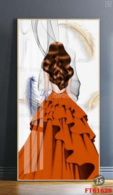 File in ấn Tranh treo pha lê gương FT 61628 (bản gốc) chất lượng cao