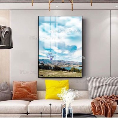 File ảnh File tranh hiện đại pha lê gương FT629 (gốc) in PP, decal