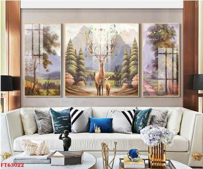 File tranh Tranh treo pha lê gương FT63022 (ảnh gốc) độc quyền