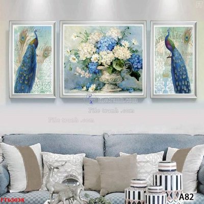 File in ấn Tranh treo pha lê gương FT63038 (bản gốc) sắc nét