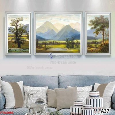 Tải file gốc Tranh treo pha lê gương FT63085 (bản PSD) gốc