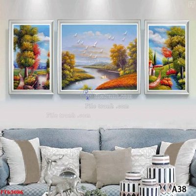 File tranh Tranh treo pha lê gương FT63086 (gốc) chủ đề con người