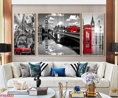 Ảnh gốc Tranh treo pha lê gương FT63221 (độ nét cao) in tráng gương