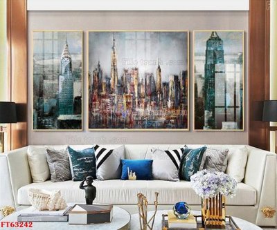 Download file gốc Tranh treo pha lê gương FT63242 (in lụa) cao cấp