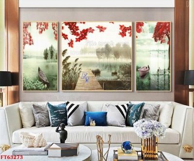 Tải file gốc Tranh treo pha lê gương FT63273 (in khổ lớn) không mờ