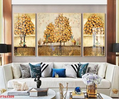 File tranh Tranh treo pha lê gương FT63309 (ảnh gốc) in trần 3D