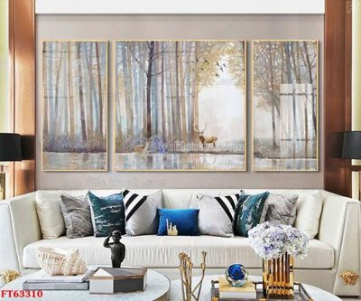 File PSD Tranh treo pha lê gương FT63310 (gốc) cho designer