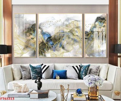 File gốc Tranh treo pha lê gương FT63313 (PNG) không nền chất lượng