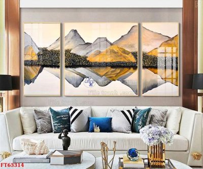 File gốc Tranh treo pha lê gương FT63314 (vector) cho in ấn