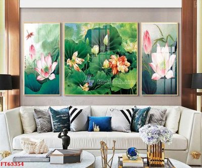 File in trần Tranh treo pha lê gương FT63354 (bản gốc) trời sao