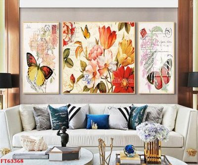 Download file tranh Tranh treo pha lê gương FT63368 (file gốc PSD)