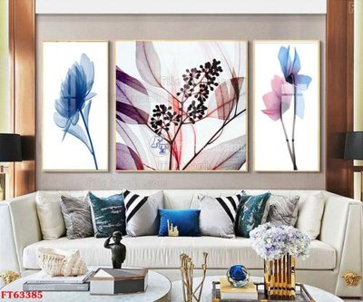 File tranh in trần Tranh treo pha lê gương FT63385 (ảnh gốc siêu nét)