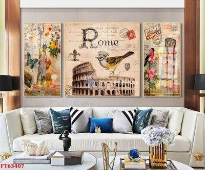 Tải file Tranh treo pha lê gương FT63407 (gốc) chủ đề hoa sen