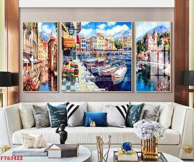 Chi tiết file ảnh Tranh treo pha lê gương FT63422 sắc nét