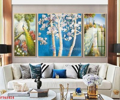 Download file Tranh treo pha lê gương FT63454 (gốc) in mica ốp bếp