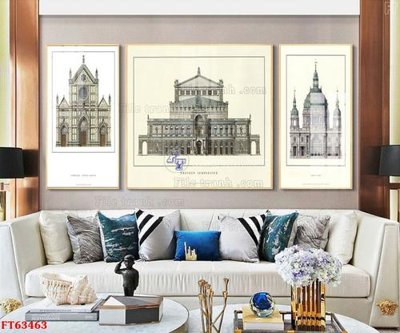 Ảnh gốc Tranh treo pha lê gương FT63463 (độ nét cao) in tráng gương