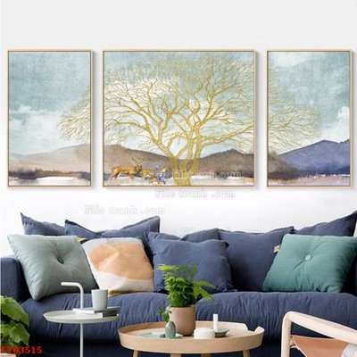 File gốc Tranh treo pha lê gương FT63515 (trang trí) phòng trẻ em