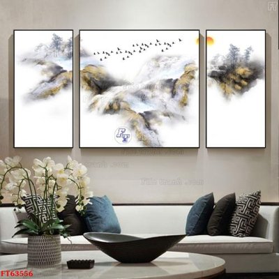 Tải về hình ảnh gốc Tranh treo pha lê gương FT63556 sắc nét