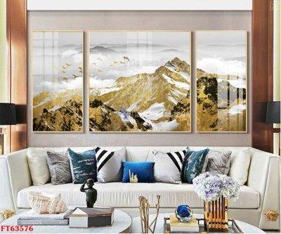 File tranh Tranh treo pha lê gương FT63576 (bản gốc) in canvas