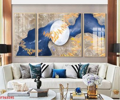 File gốc in ấn Tranh treo pha lê gương FT63595 chuẩn màu CMYK